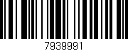Código de barras (EAN, GTIN, SKU, ISBN): '7939991'