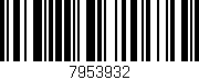 Código de barras (EAN, GTIN, SKU, ISBN): '7953932'