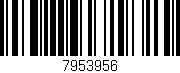 Código de barras (EAN, GTIN, SKU, ISBN): '7953956'