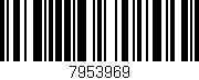 Código de barras (EAN, GTIN, SKU, ISBN): '7953969'