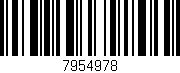 Código de barras (EAN, GTIN, SKU, ISBN): '7954978'