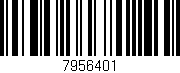 Código de barras (EAN, GTIN, SKU, ISBN): '7956401'