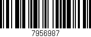 Código de barras (EAN, GTIN, SKU, ISBN): '7956987'