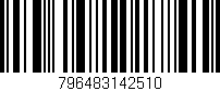 Código de barras (EAN, GTIN, SKU, ISBN): '796483142510'