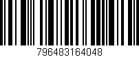 Código de barras (EAN, GTIN, SKU, ISBN): '796483164048'