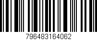 Código de barras (EAN, GTIN, SKU, ISBN): '796483164062'