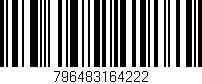 Código de barras (EAN, GTIN, SKU, ISBN): '796483164222'