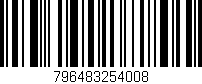 Código de barras (EAN, GTIN, SKU, ISBN): '796483254008'