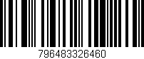 Código de barras (EAN, GTIN, SKU, ISBN): '796483326460'
