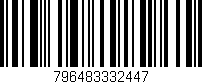 Código de barras (EAN, GTIN, SKU, ISBN): '796483332447'