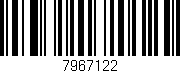 Código de barras (EAN, GTIN, SKU, ISBN): '7967122'