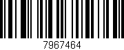 Código de barras (EAN, GTIN, SKU, ISBN): '7967464'