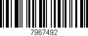 Código de barras (EAN, GTIN, SKU, ISBN): '7967492'