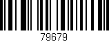 Código de barras (EAN, GTIN, SKU, ISBN): '79679'