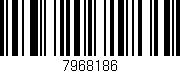Código de barras (EAN, GTIN, SKU, ISBN): '7968186'