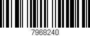 Código de barras (EAN, GTIN, SKU, ISBN): '7968240'