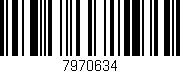 Código de barras (EAN, GTIN, SKU, ISBN): '7970634'