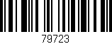 Código de barras (EAN, GTIN, SKU, ISBN): '79723'