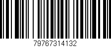 Código de barras (EAN, GTIN, SKU, ISBN): '79767314132'