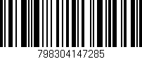 Código de barras (EAN, GTIN, SKU, ISBN): '798304147285'