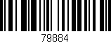 Código de barras (EAN, GTIN, SKU, ISBN): '79884'
