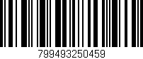 Código de barras (EAN, GTIN, SKU, ISBN): '799493250459'