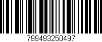 Código de barras (EAN, GTIN, SKU, ISBN): '799493250497'