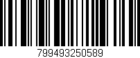 Código de barras (EAN, GTIN, SKU, ISBN): '799493250589'