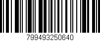 Código de barras (EAN, GTIN, SKU, ISBN): '799493250640'