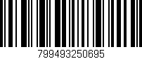 Código de barras (EAN, GTIN, SKU, ISBN): '799493250695'