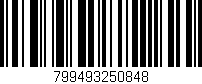 Código de barras (EAN, GTIN, SKU, ISBN): '799493250848'