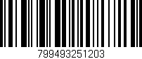 Código de barras (EAN, GTIN, SKU, ISBN): '799493251203'