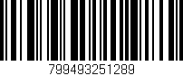 Código de barras (EAN, GTIN, SKU, ISBN): '799493251289'