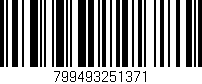 Código de barras (EAN, GTIN, SKU, ISBN): '799493251371'