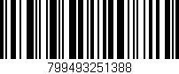 Código de barras (EAN, GTIN, SKU, ISBN): '799493251388'
