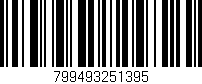 Código de barras (EAN, GTIN, SKU, ISBN): '799493251395'