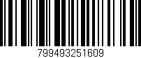 Código de barras (EAN, GTIN, SKU, ISBN): '799493251609'