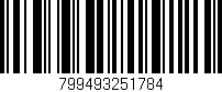 Código de barras (EAN, GTIN, SKU, ISBN): '799493251784'