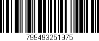 Código de barras (EAN, GTIN, SKU, ISBN): '799493251975'