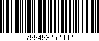 Código de barras (EAN, GTIN, SKU, ISBN): '799493252002'