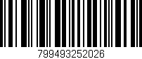 Código de barras (EAN, GTIN, SKU, ISBN): '799493252026'