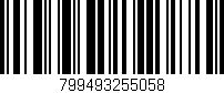 Código de barras (EAN, GTIN, SKU, ISBN): '799493255058'