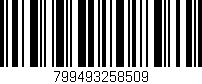 Código de barras (EAN, GTIN, SKU, ISBN): '799493258509'
