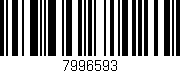 Código de barras (EAN, GTIN, SKU, ISBN): '7996593'
