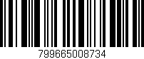 Código de barras (EAN, GTIN, SKU, ISBN): '799665008734'