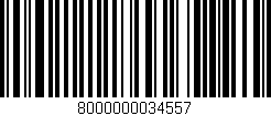 Código de barras (EAN, GTIN, SKU, ISBN): '8000000034557'