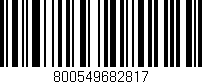 Código de barras (EAN, GTIN, SKU, ISBN): '800549682817'