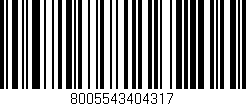 Código de barras (EAN, GTIN, SKU, ISBN): '8005543404317'