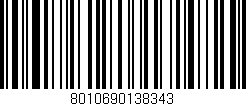 Código de barras (EAN, GTIN, SKU, ISBN): '8010690138343'