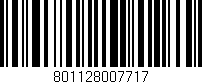 Código de barras (EAN, GTIN, SKU, ISBN): '801128007717'